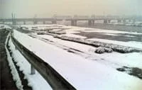 雪景色の多摩サイ