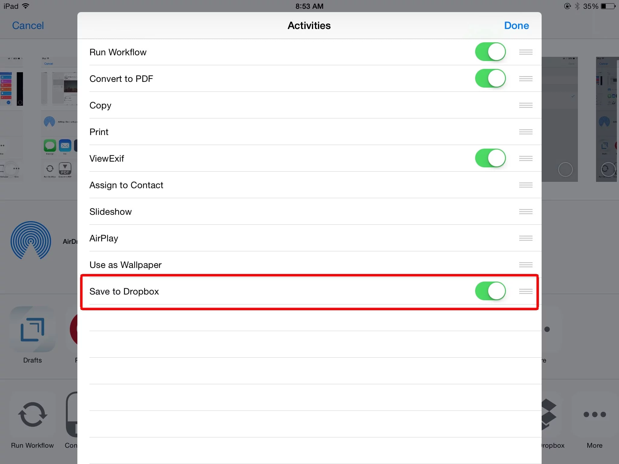 App extensionに追加