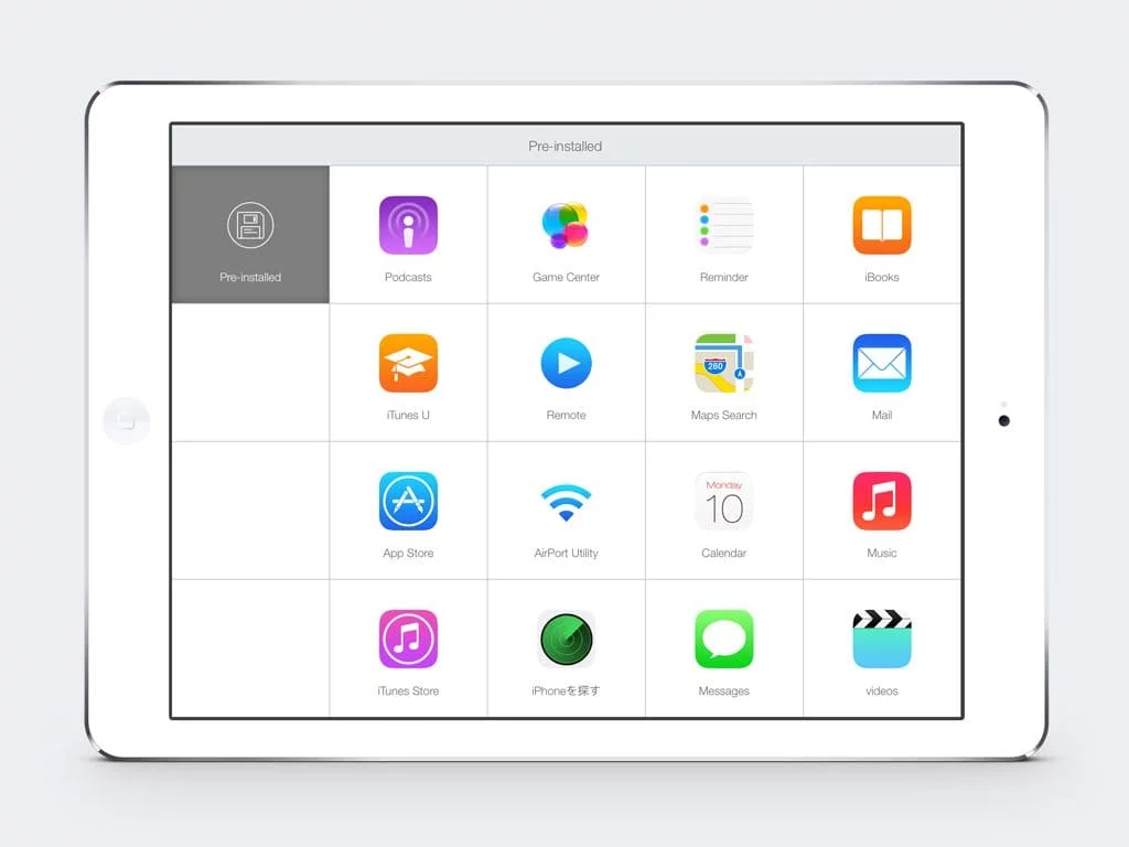 iOS8 iPhone 標準アプリのURLスキーム